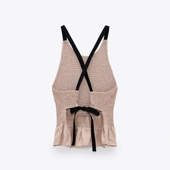 ELASTICIZED RUSTIC TOP
BEIGE - REF. 9878/087 - Picture 12 of 12